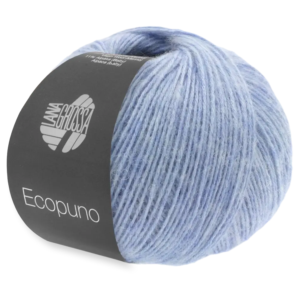 #Farbe_Lana Grossa Ecopuno | 13 Hellblau
