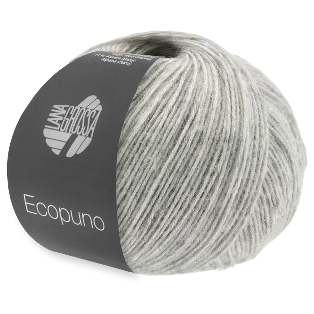 #Farbe_Lana Grossa Ecopuno | 14 Hellgrau