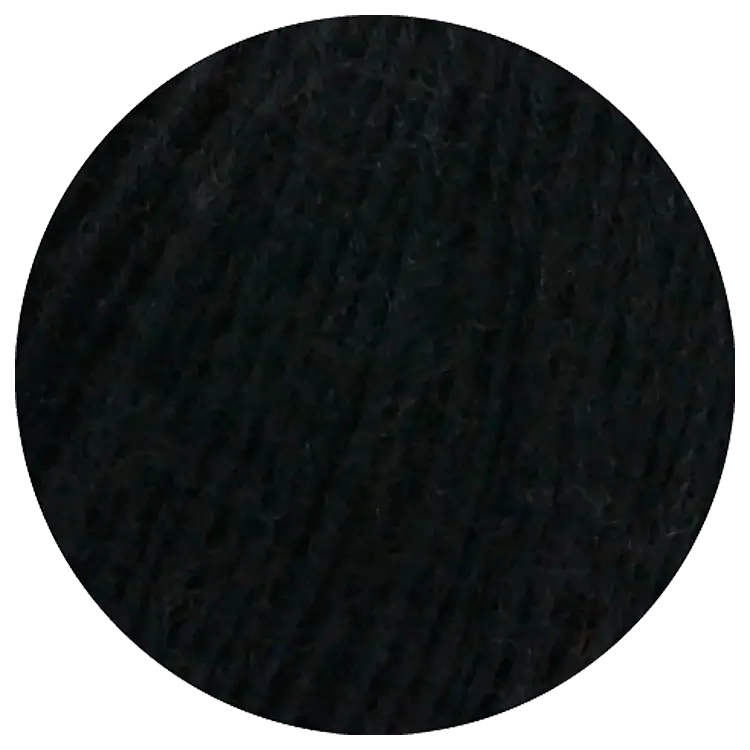 #Farbe_Lana Grossa Ecopuno | 16 Schwarz