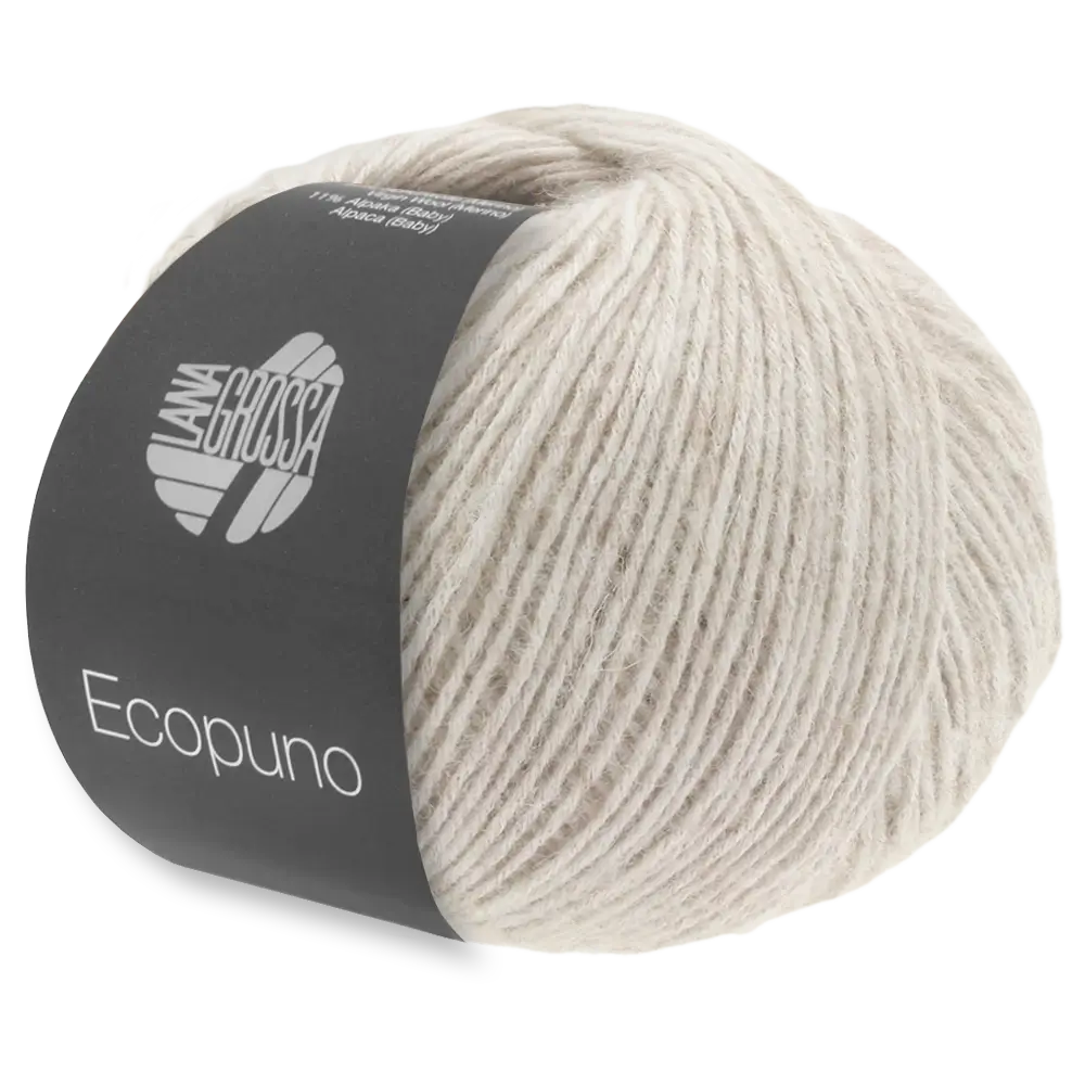 #Farbe_Lana Grossa Ecopuno | 18 Grège
