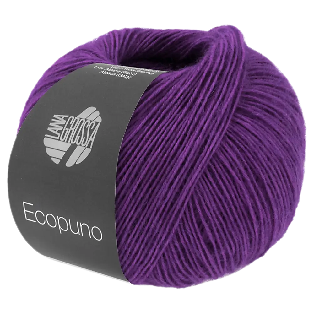 #Farbe_Lana Grossa Ecopuno | 206 Violett