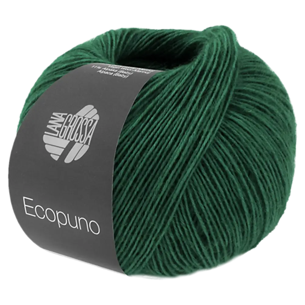 #Farbe_Lana Grossa Ecopuno | 210 Tannengrün