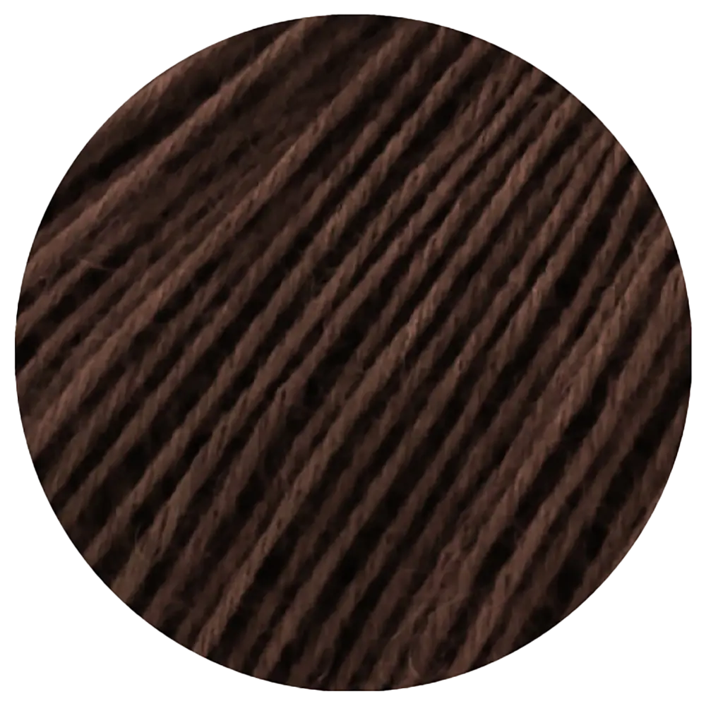 #Farbe_Lana Grossa Ecopuno | 212 Schwarzbraun