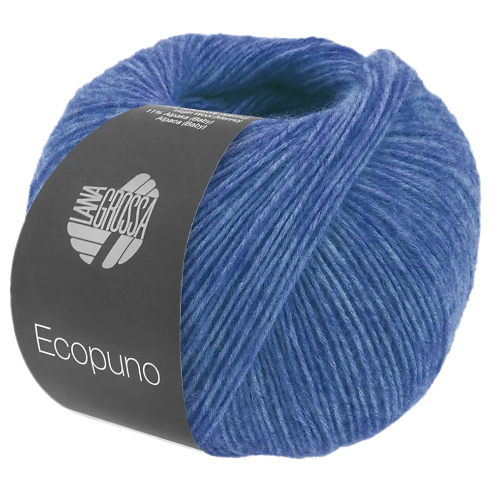 #Farbe_Lana Grossa Ecopuno | 213 Enzianblau