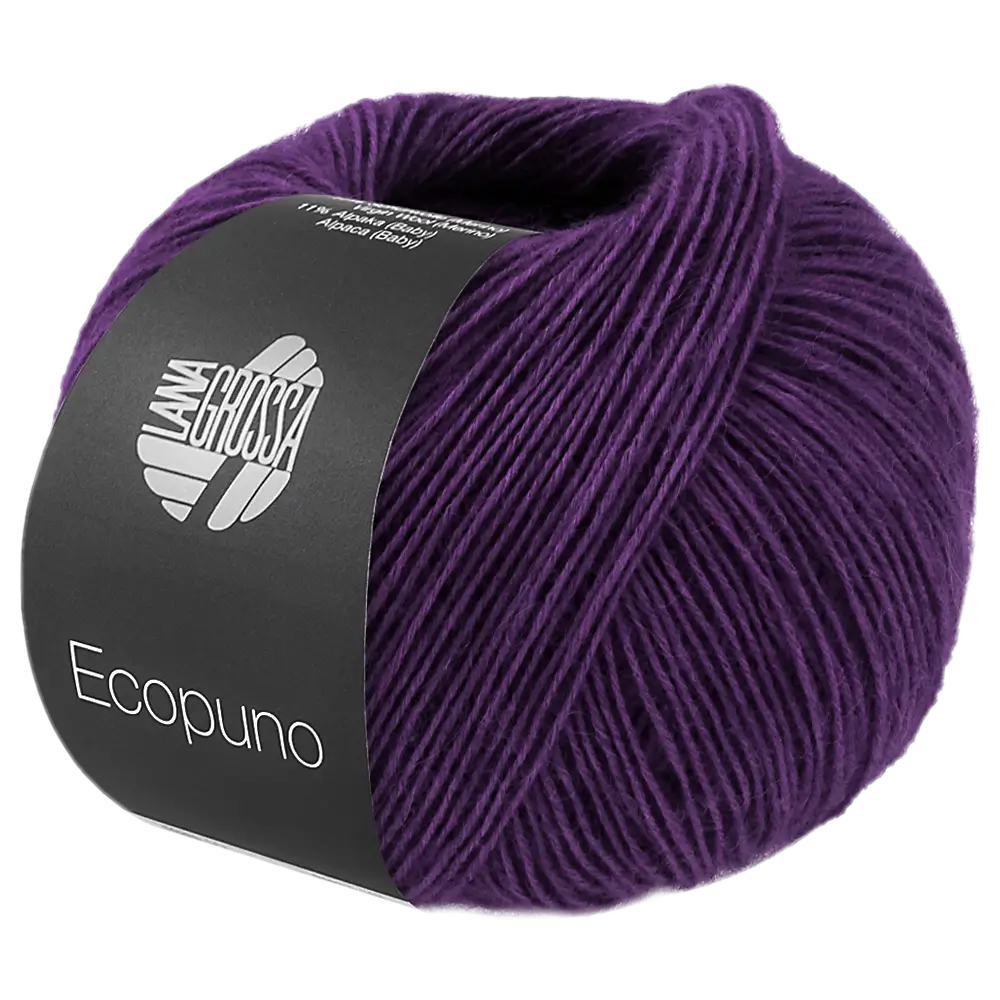 #Farbe_Lana Grossa Ecopuno | 217 Tiefviolett