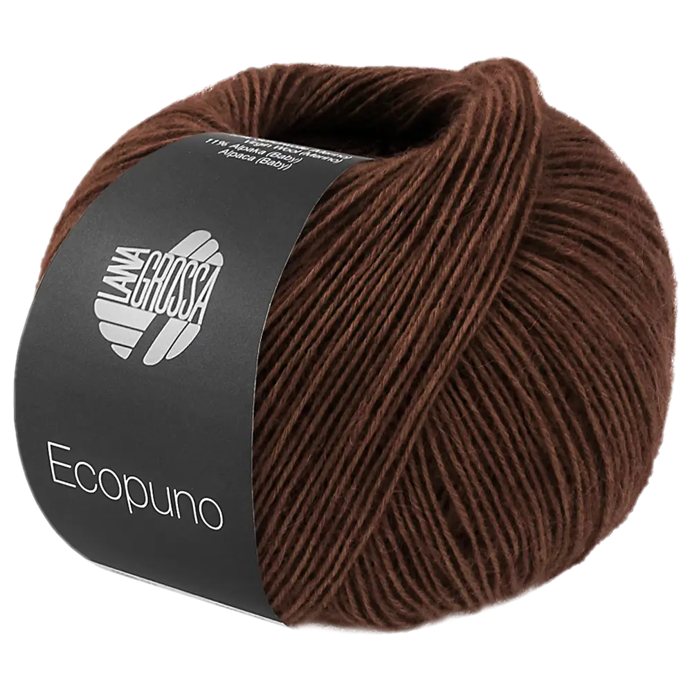 #Farbe_Lana Grossa Ecopuno | 224 Schokobraun