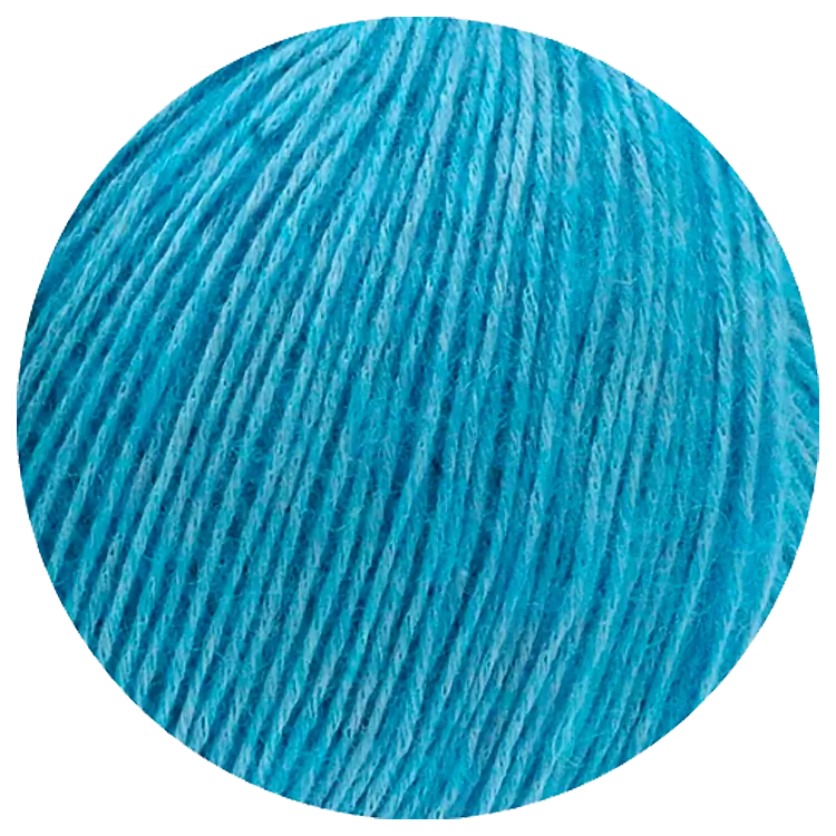 #Farbe_Lana Grossa Ecopuno | 29 Türkisblau