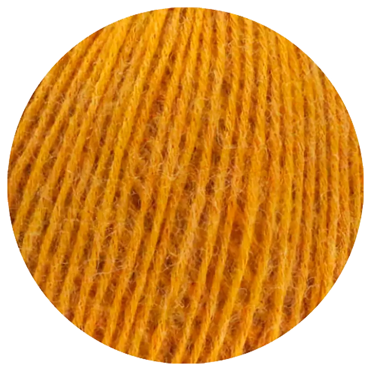 #Farbe_Lana Grossa Ecopuno | 33 Gelborange