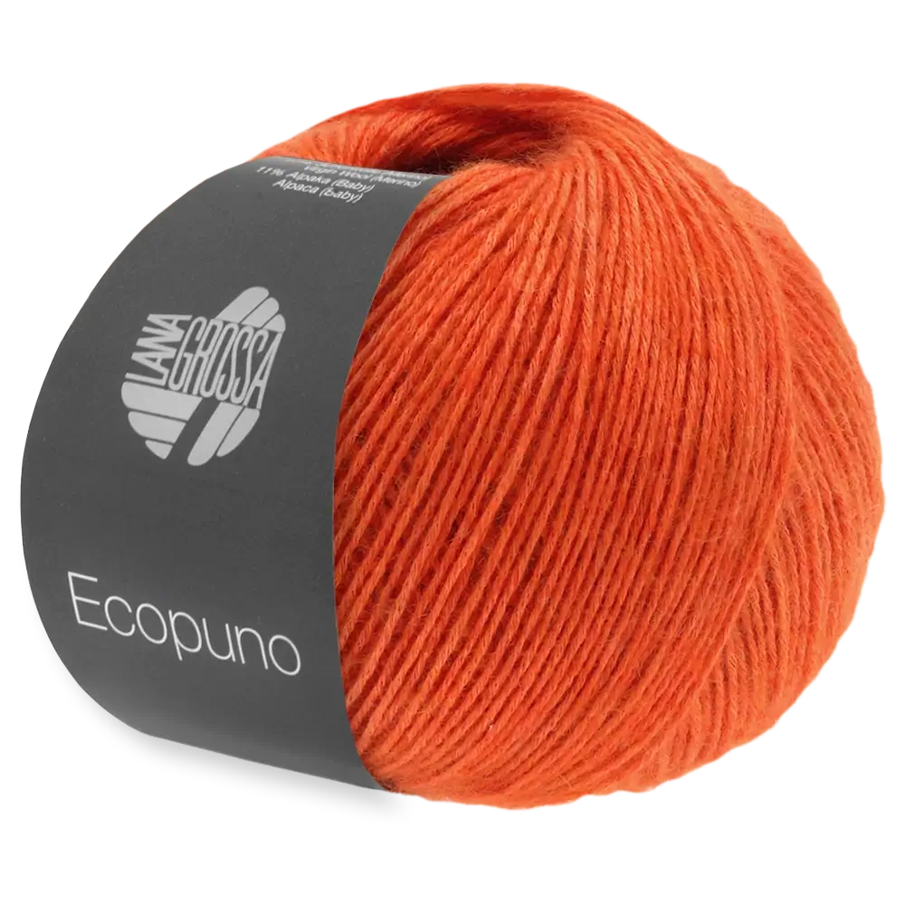 #Farbe_Lana Grossa Ecopuno | 34 Rotorange