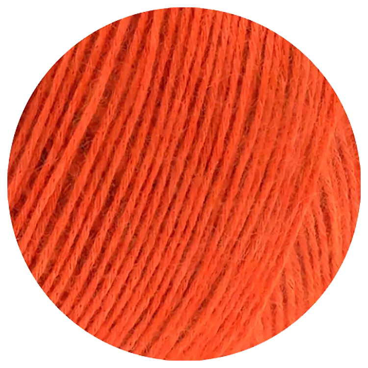 #Farbe_Lana Grossa Ecopuno | 34 Rotorange