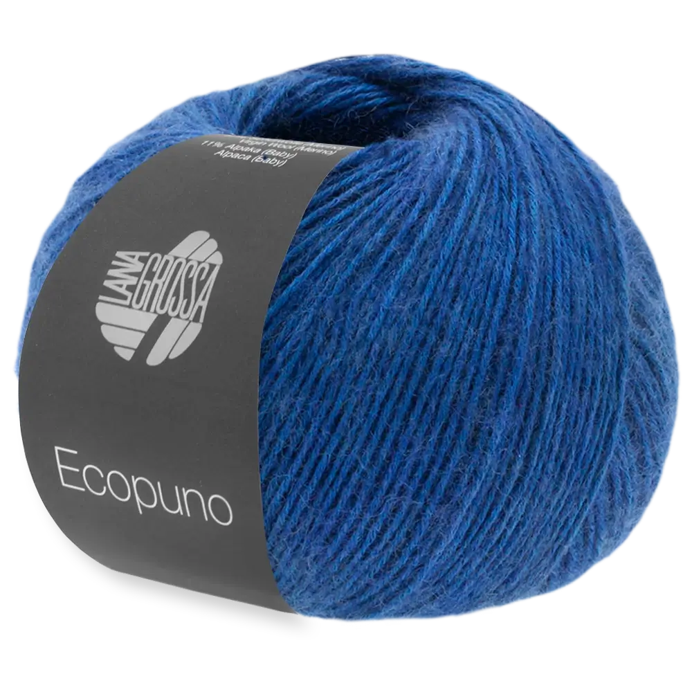 #Farbe_Lana Grossa Ecopuno | 42 Blau