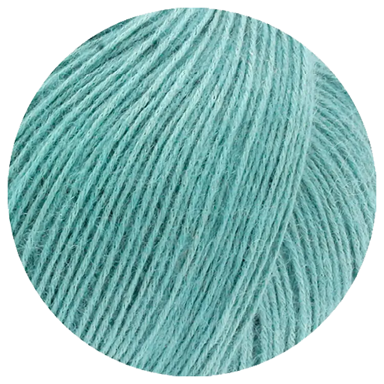 #Farbe_Lana Grossa Ecopuno | 44 Minttürkis