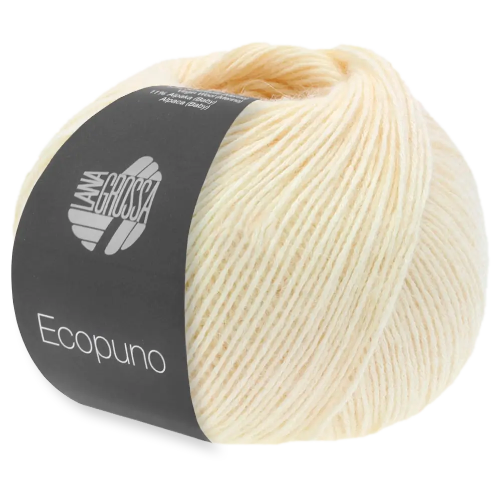 #Farbe_Lana Grossa Ecopuno | 46 Ecru