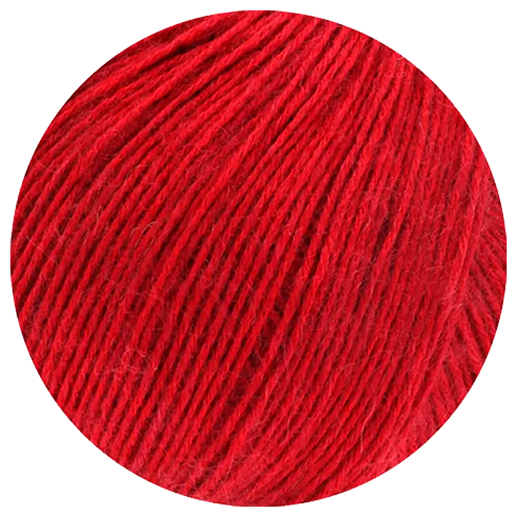#Farbe_Lana Grossa Ecopuno | 47 Kirschrot