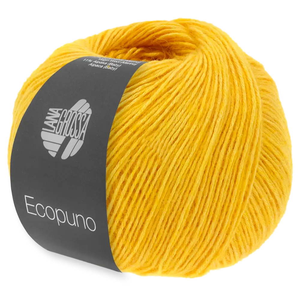 #Farbe_Lana Grossa Ecopuno | 52 Hellgelb