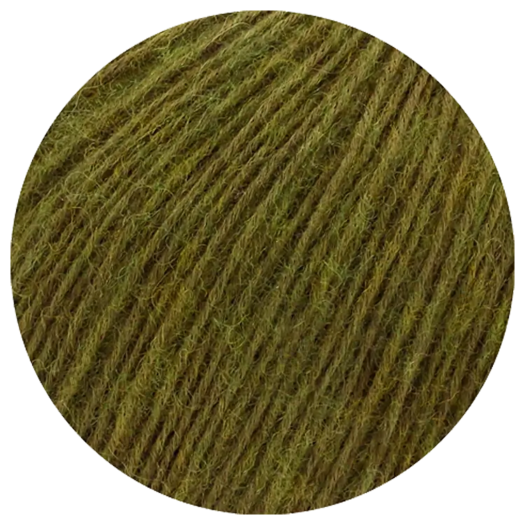 #Farbe_Lana Grossa Ecopuno | 54 Dunkles Olivgrün