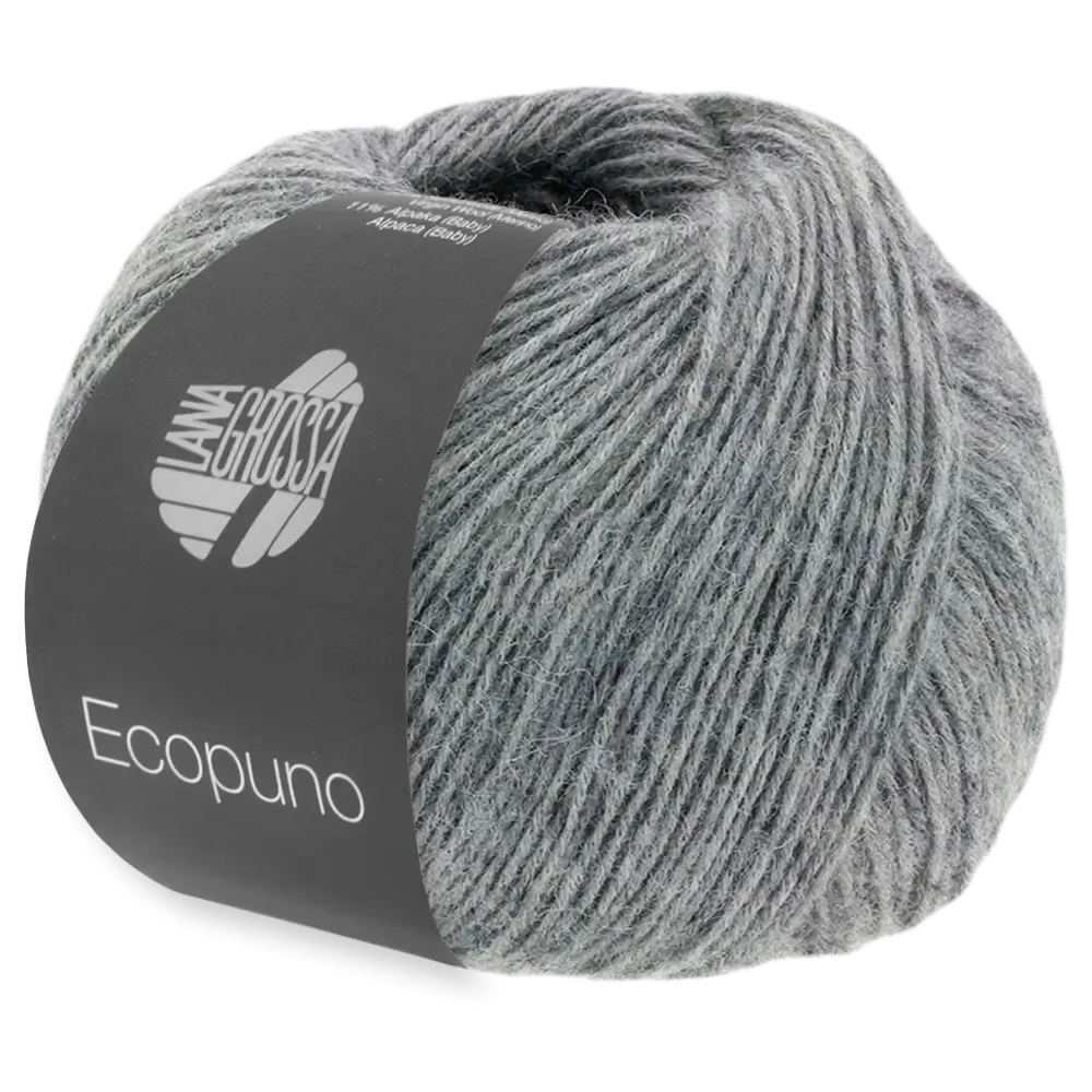 #Farbe_Lana Grossa Ecopuno | 56 Grau