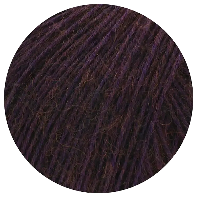 #Farbe_Lana Grossa Ecopuno | 58 Schwarzrot