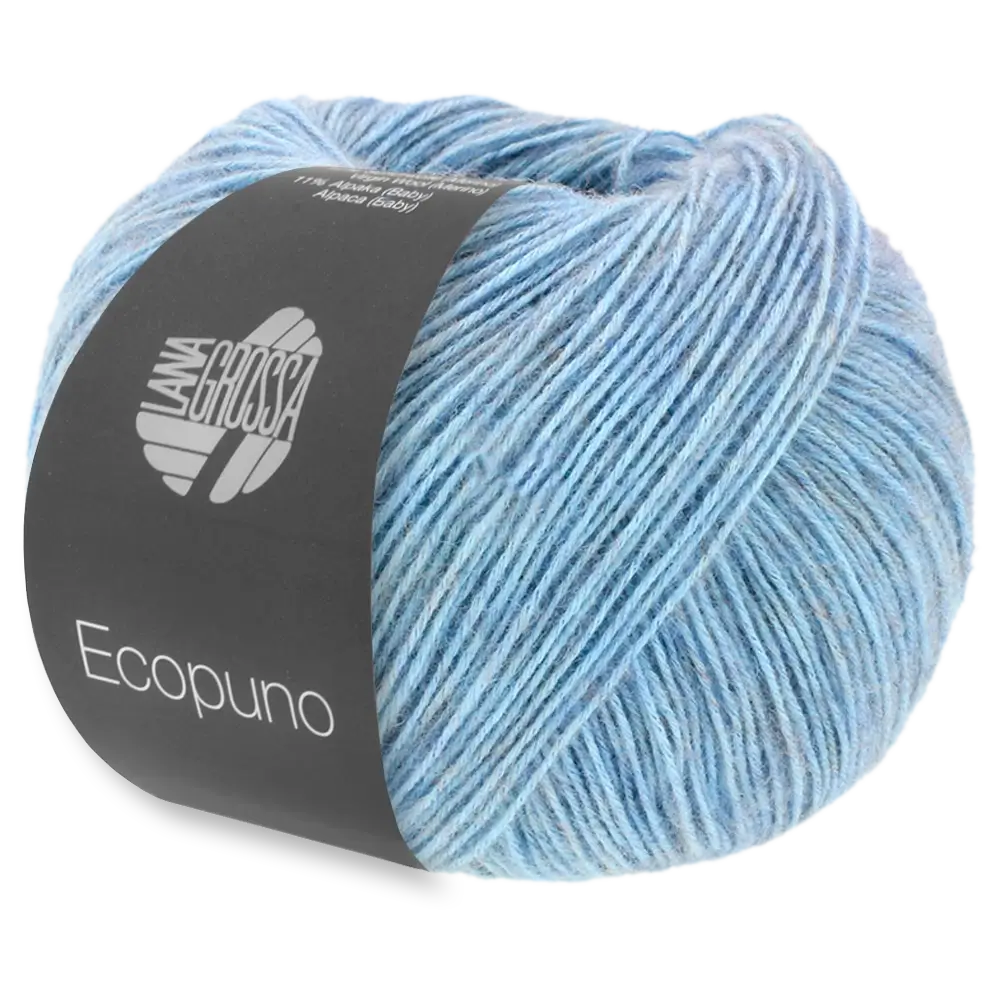 #Farbe_Lana Grossa Ecopuno | 75 Helles Jeansblau