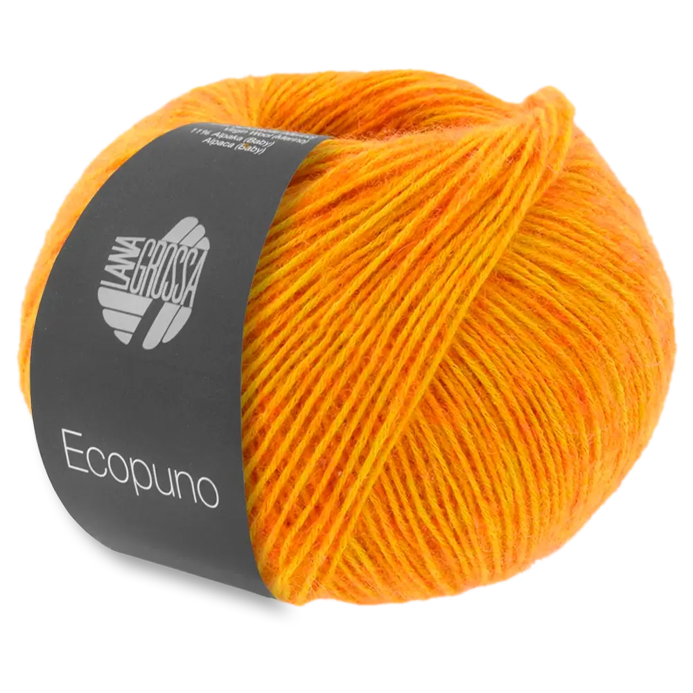 #Farbe_Lana Grossa Ecopuno | 80 Dottergelb