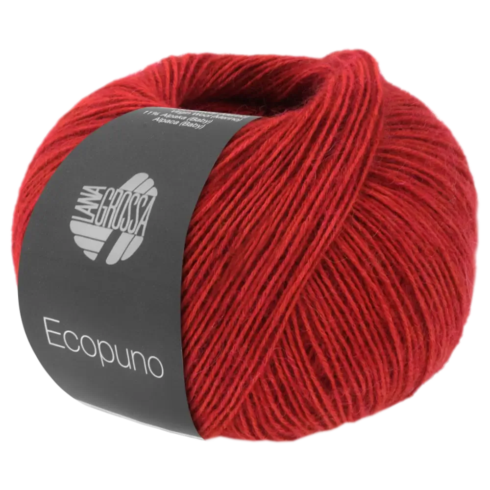 #Farbe_Lana Grossa Ecopuno | 81 Orientrot