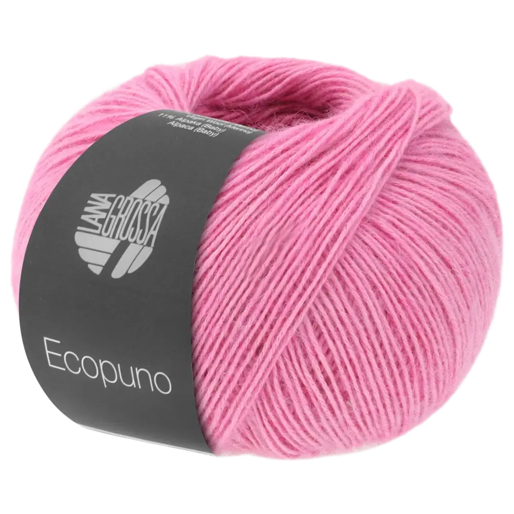 #Farbe_Lana Grossa Ecopuno | 82 Geranienrosa