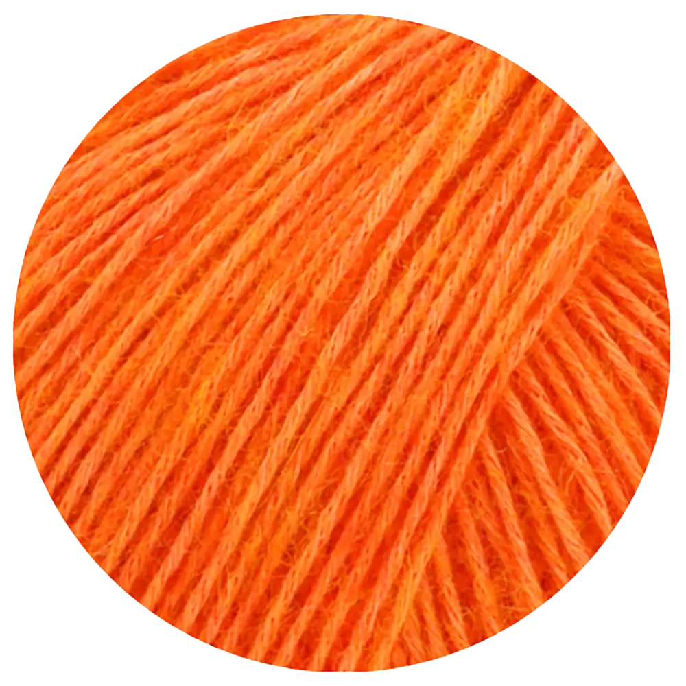 #Farbe_Lana Grossa Ecopuno | 89 Leuchtendorange