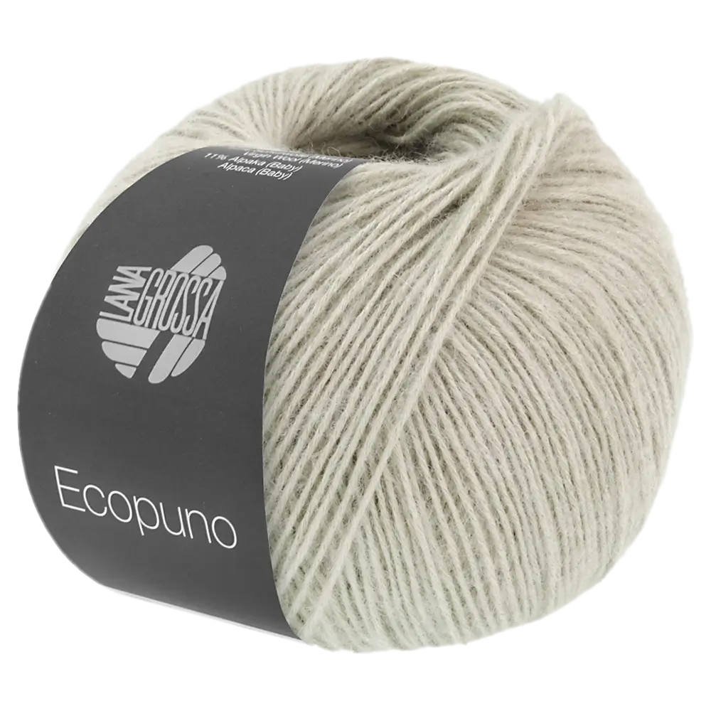 #Farbe_Lana Grossa Ecopuno | 93 Graubeige