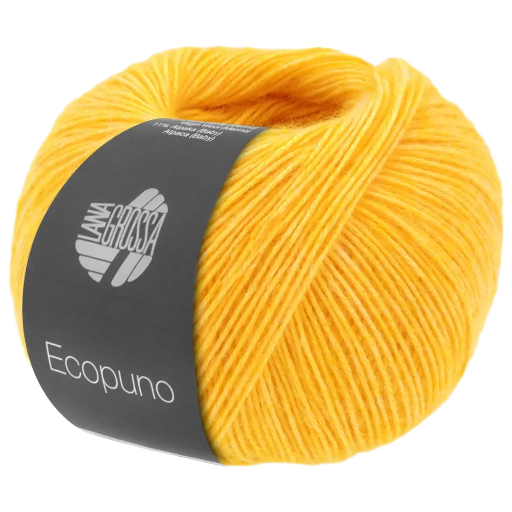 #Farbe_Lana Grossa Ecopuno | 95 Gelb