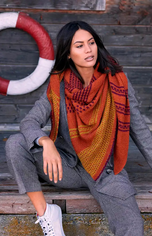 Dreieckstuch Tü5M23 (Strickset)