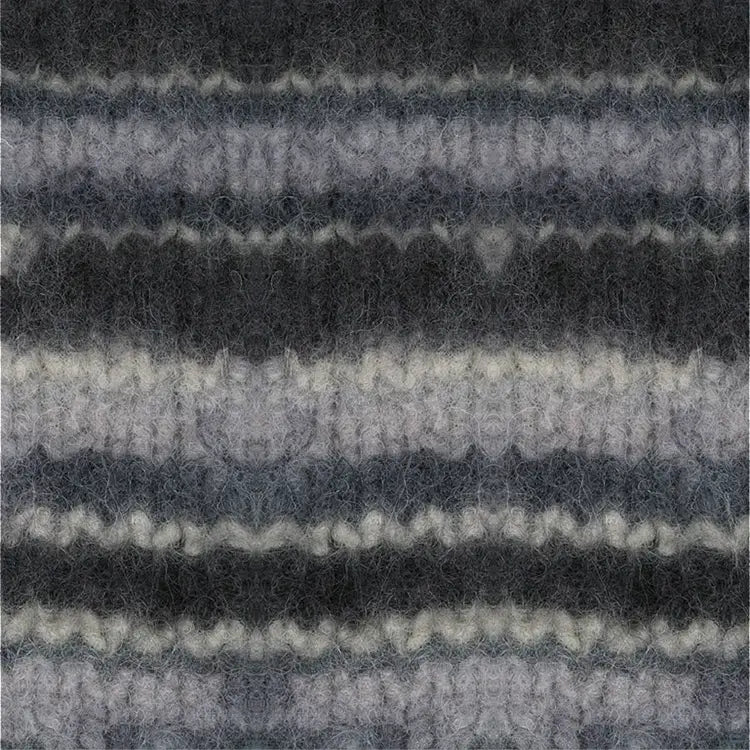 #Farbe_Lana Grossa Feltro Print | 331 Rohweiß/Silbergrau/Mittelgrau/Dunkelgrau