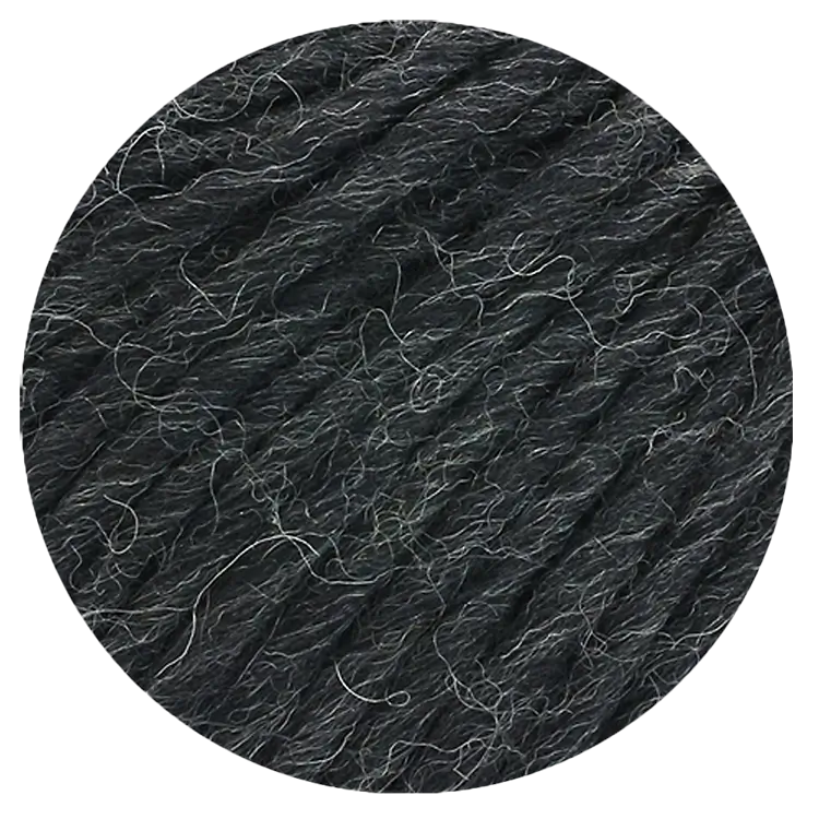 #Farbe_Lana Grossa Feltro Uni | 25 Anthrazit