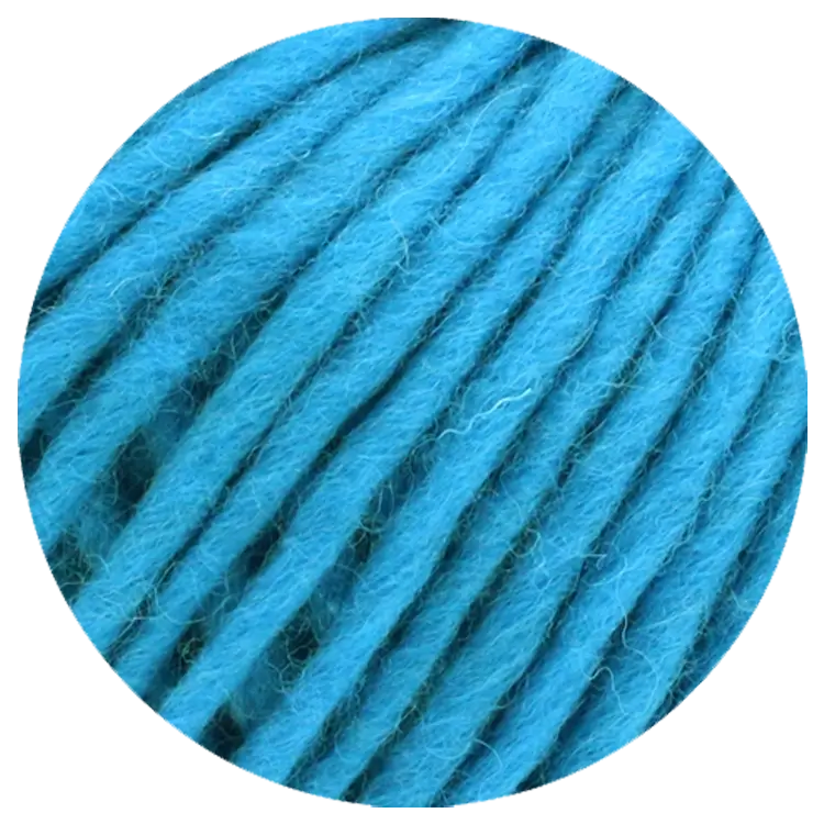 #Farbe_Lana Grossa Feltro Uni | 42 Türkisblau