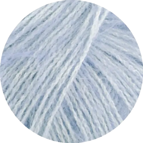 #Farbe_Lana Grossa Finito | 02 Zartblau/Creme