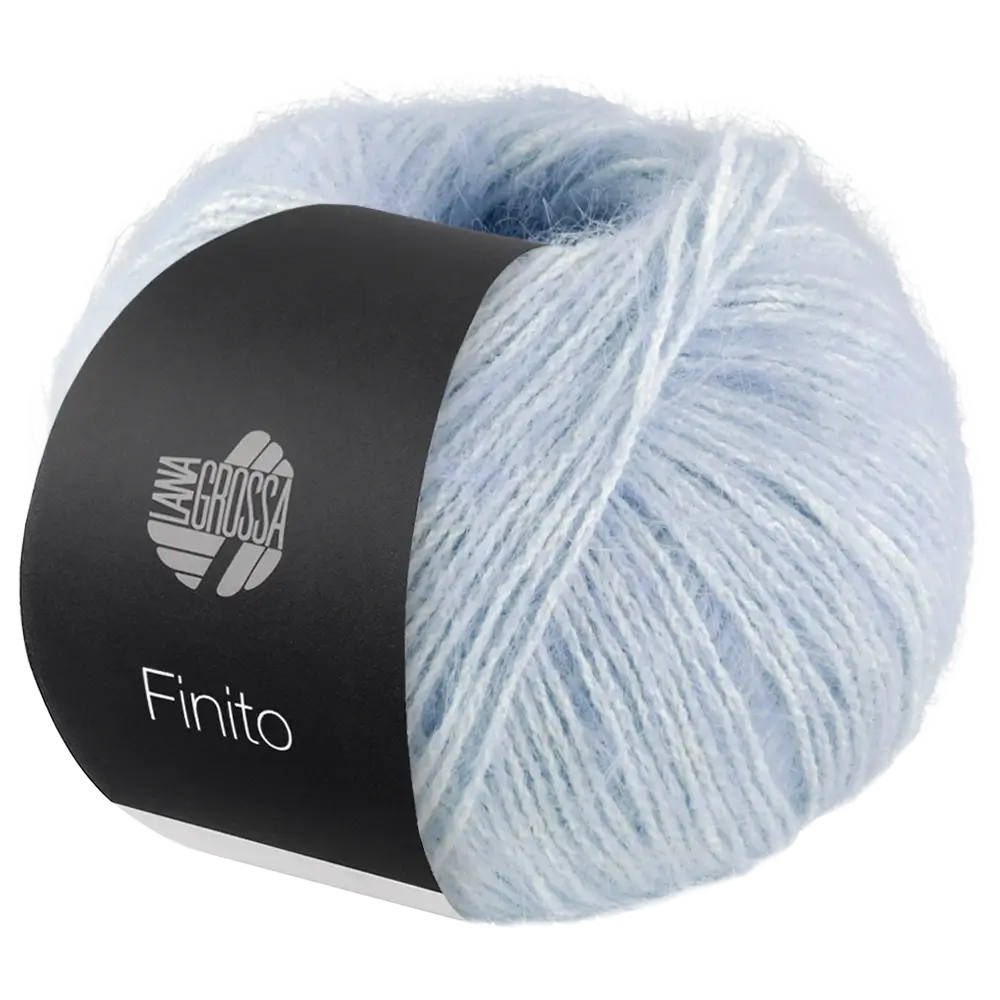 #Farbe_Lana Grossa Finito | 02 Zartblau/Creme