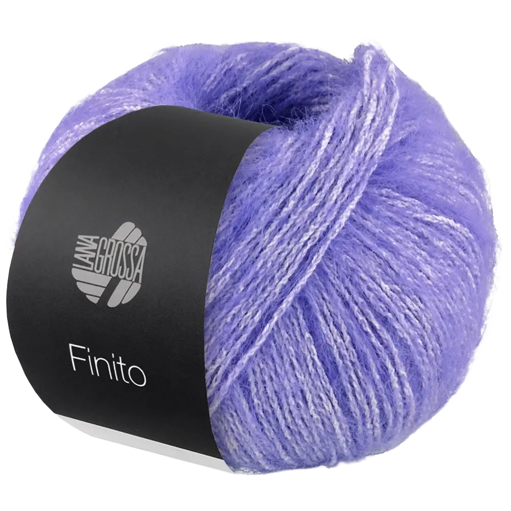 #Farbe_Lana Grossa Finito | 11 Blaulila/Creme