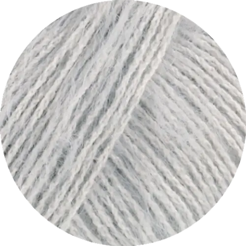 #Farbe_Lana Grossa Finito | 14 Silbergrau/Creme