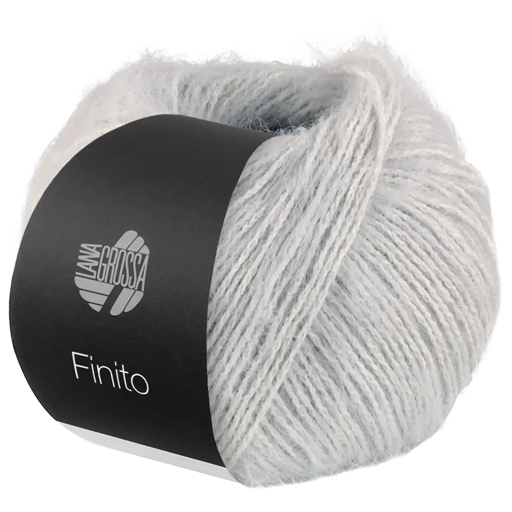 #Farbe_Lana Grossa Finito | 14 Silbergrau/Creme