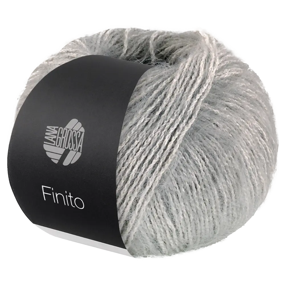 #Farbe_Lana Grossa Finito | 15 Hellgrau/Creme