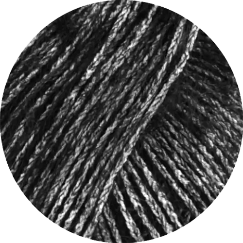 #Farbe_Lana Grossa Finito | 16 Schwarz/Creme