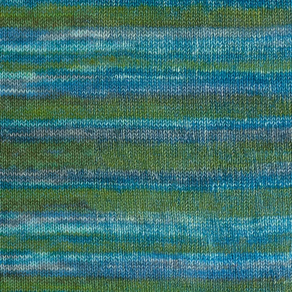 #Farbe_Lana Grossa Gianna | 05 Dunkelblau/Grün/Türkis/Mint/Gelbgrün