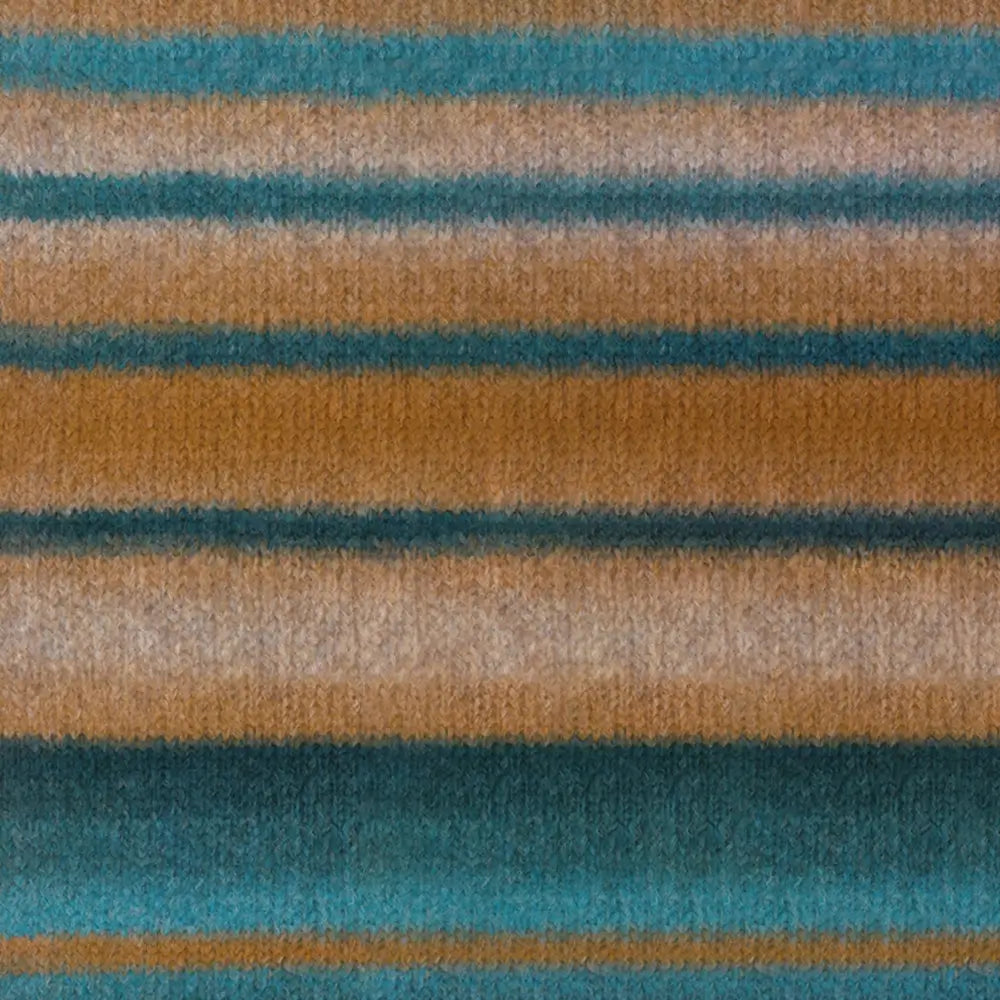 #Farbe_Lana Grossa Gigante | 09 Türkis/Grau/Dunkelpetrol/Camel/Beige