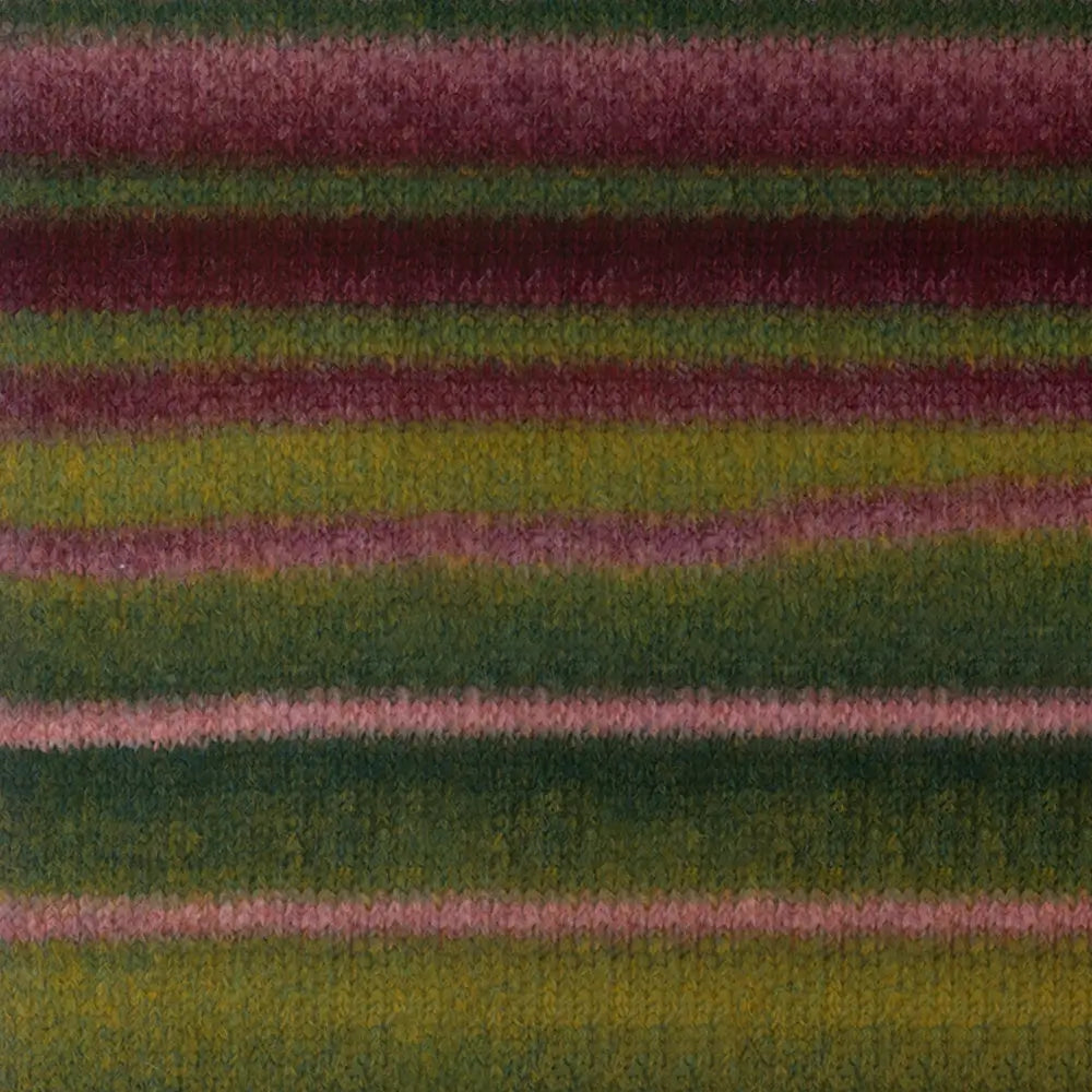 #Farbe_Lana Grossa Gigante | 10 Altrosa/Brombeer/Helloliv/Dunkeloliv