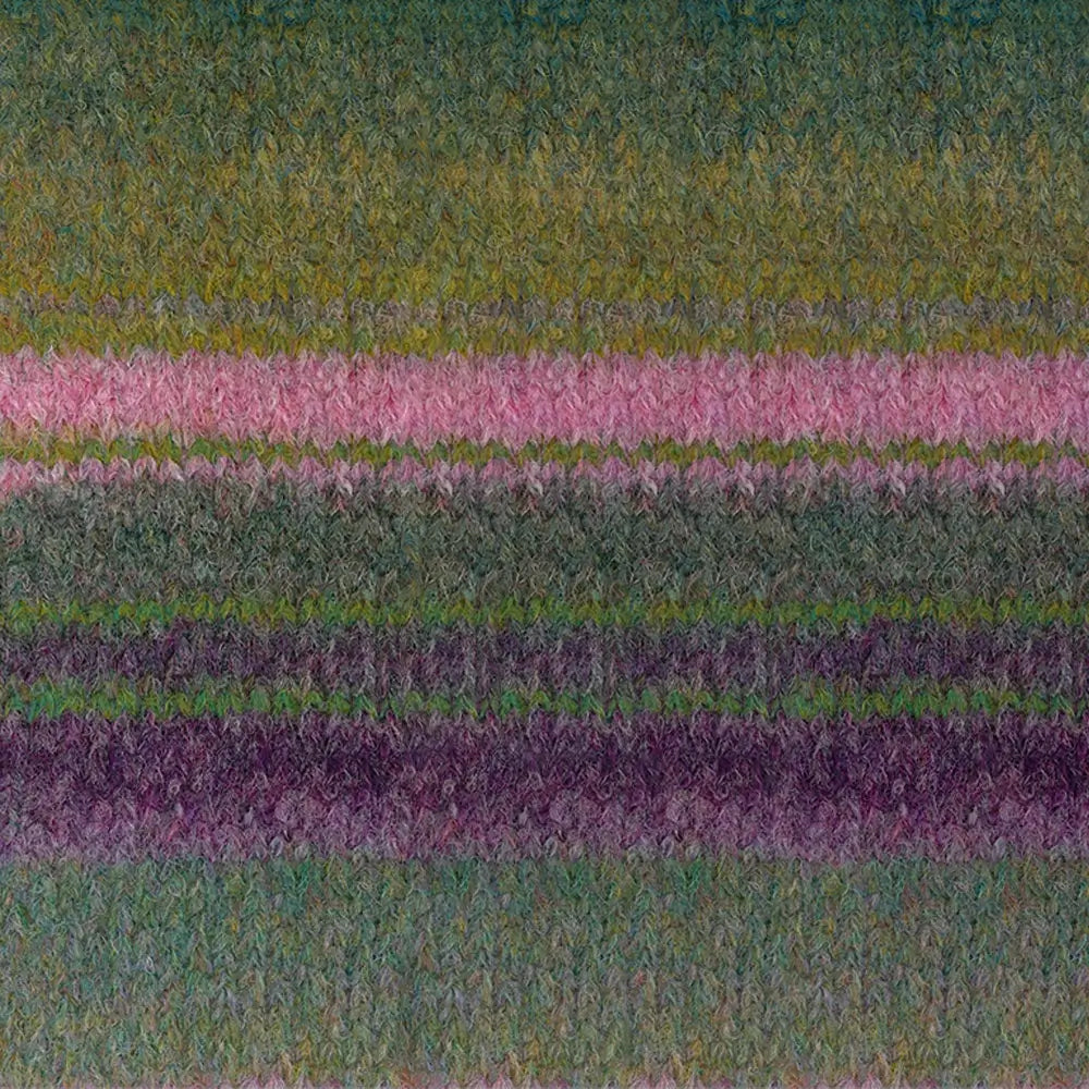 #Farbe_Lana Grossa Gigante Multi | 106 Dunkel-/Helloliv/Rosa/Graugrün/Grün/Brombeer/Antikviolett