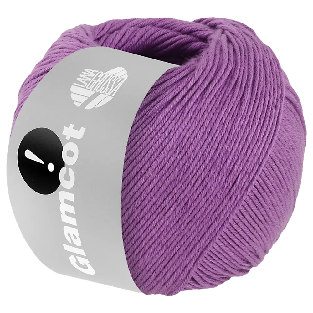 #Farbe_Lana Grossa Glamcot | 08 Flieder