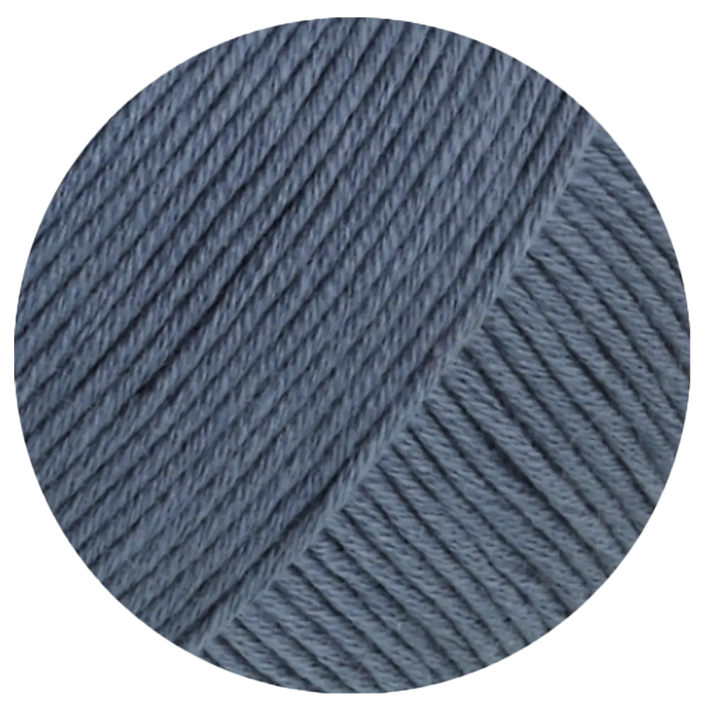 #Farbe_Lana Grossa Glamcot | 12 Taubenblau