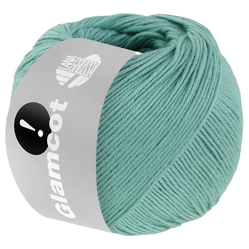 #Farbe_Lana Grossa Glamcot | 14 Türkisgrün