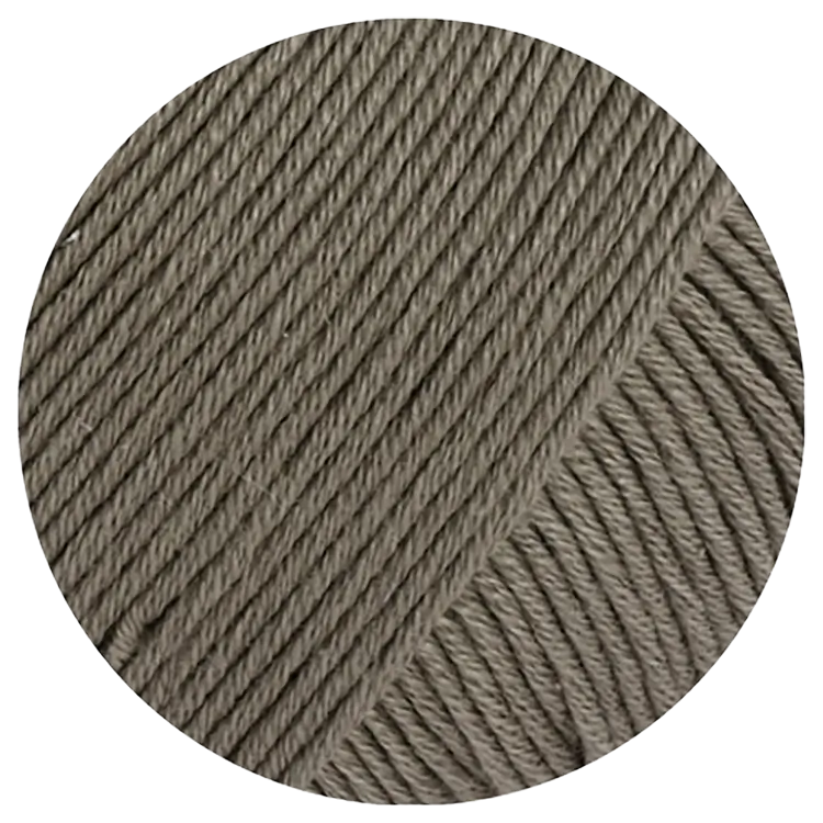 #Farbe_Lana Grossa Glamcot | 27 Graubraun