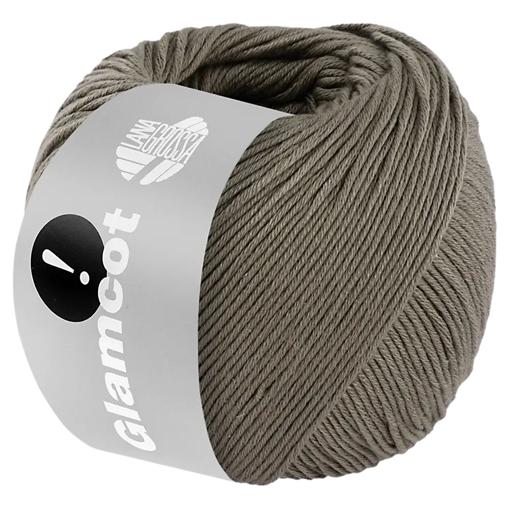 #Farbe_Lana Grossa Glamcot | 27 Graubraun
