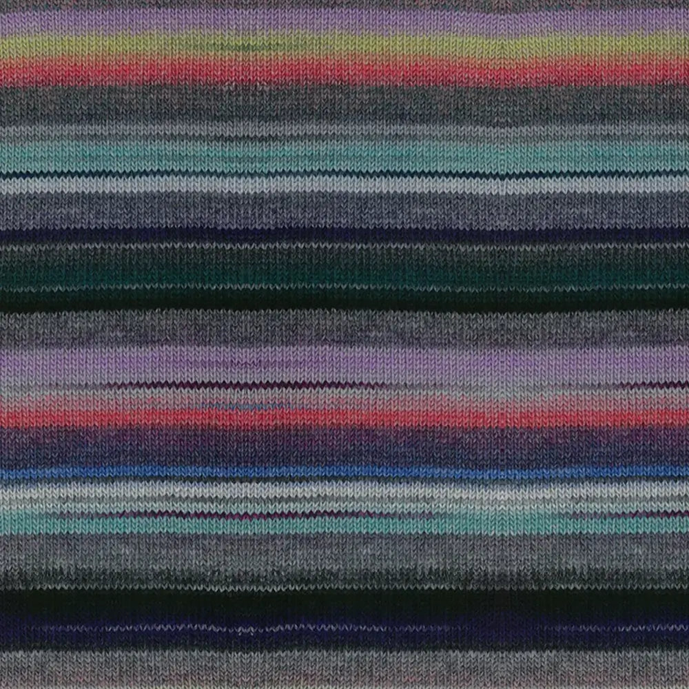 #Farbe_Lana Grossa Gomitolo Intenso | 232 Dunkel-/Hellgrau/Flieder/Schwarz/Schwarzviolett/Rosa/Grüngrau